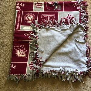 SOLD- HANDMADE Texas A&M Blanket
